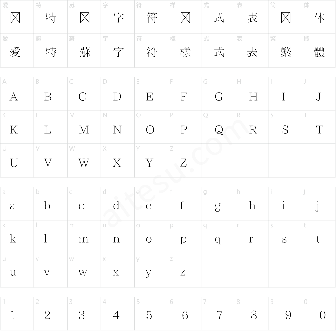 あおぞら明朝 Light