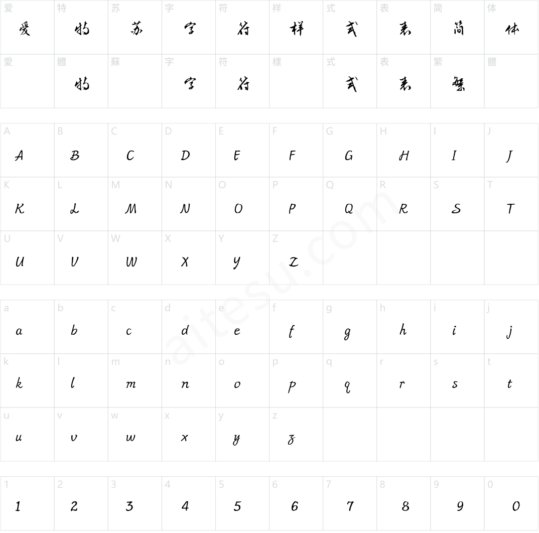方正文征明行草 简