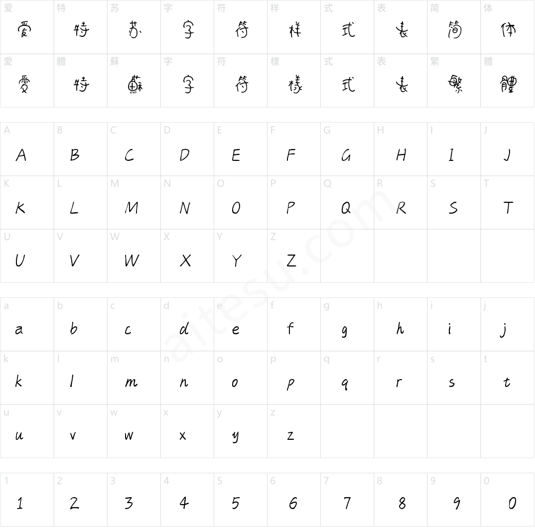 字趣装扮体(商用需授权)